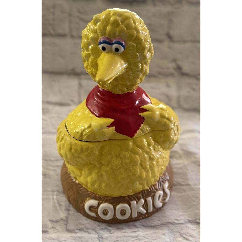 Vintage Big Bird Cookie Jar Sesame Street Muppets
